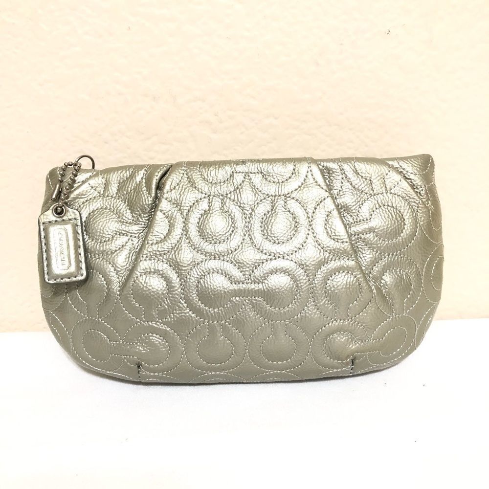 Coach zip pouch